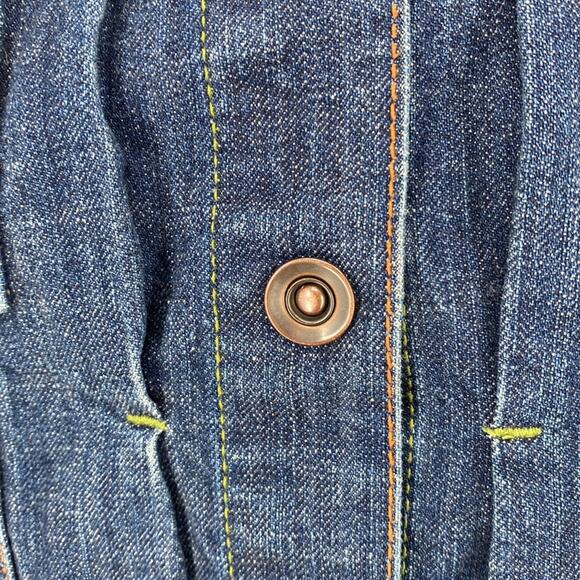 Of The Earth Embroidery Floral Jean Button Jacket Size XS - Picture 3 of 10